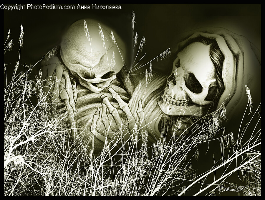 Plant, Clothing, Apparel, Grass, Painting