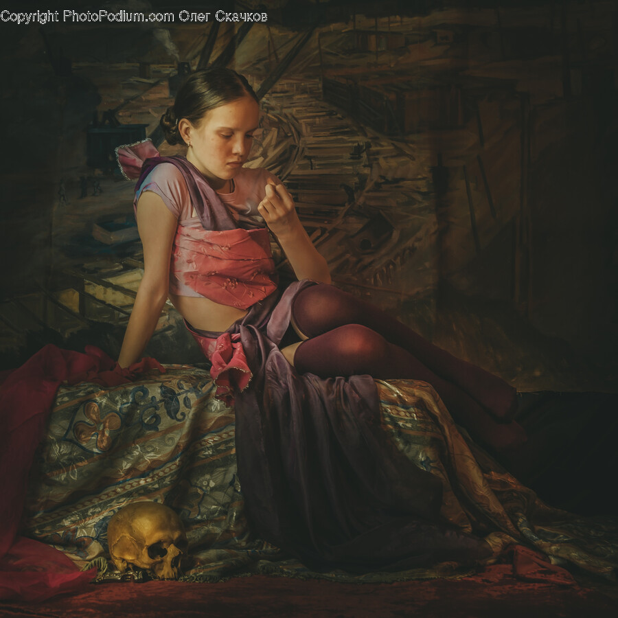 Painting, Art, Person, Human, Clothing