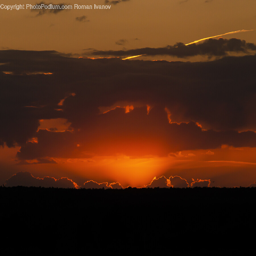 Nature, Sunlight, Outdoors, Sunset, Dusk
