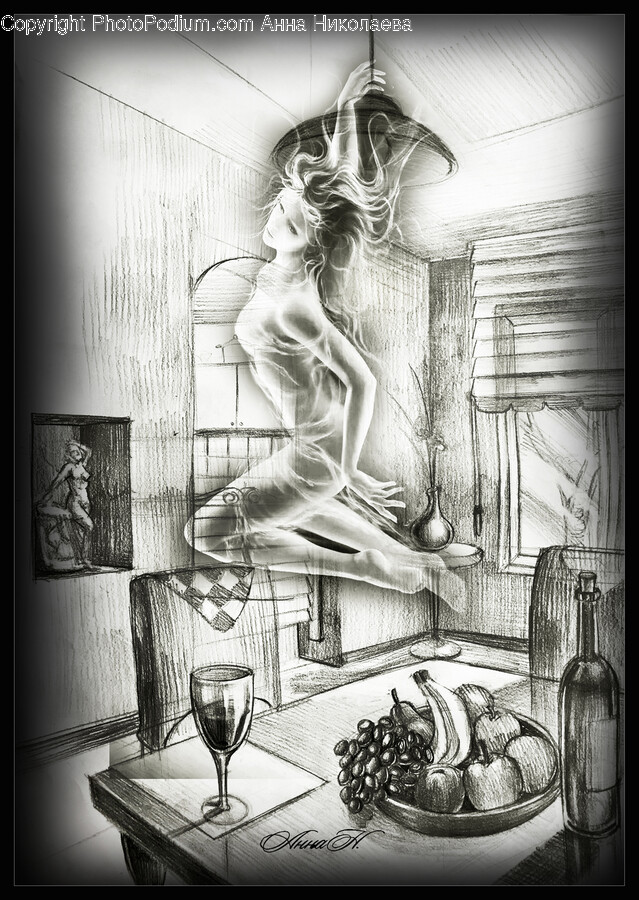 Art, Drawing, Person, Human, Sketch