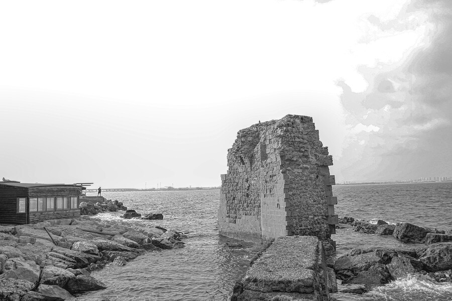 Ruins, Nature, Outdoors, Person, Human