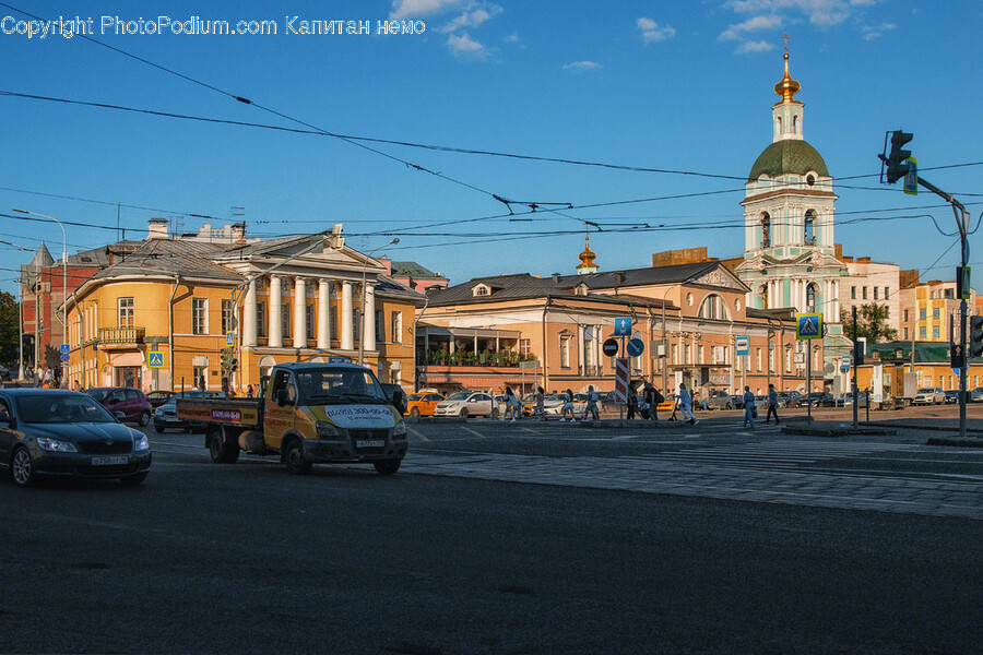 Car, Automobile, Transportation, Vehicle, Downtown