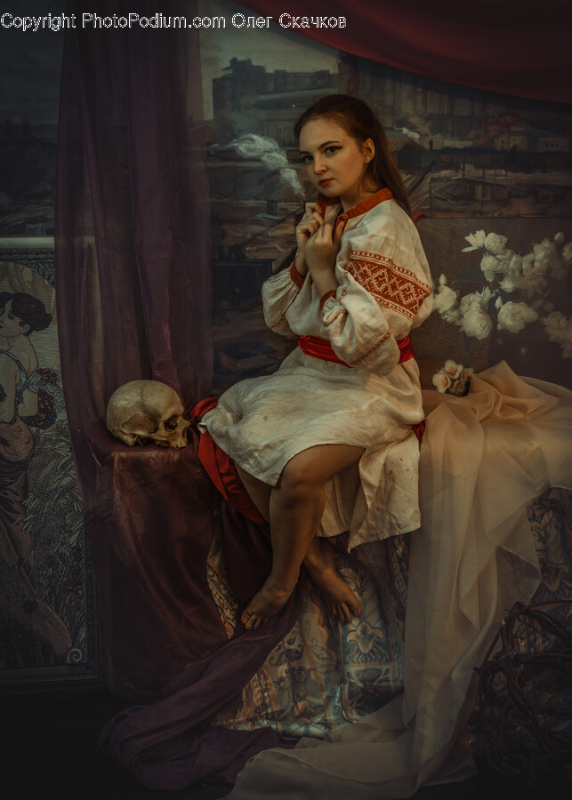 Painting, Art, Person, Human, Clothing