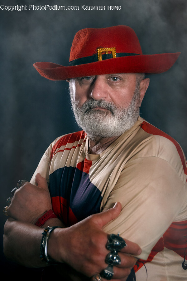 Clothing, Apparel, Hat, Person, Human