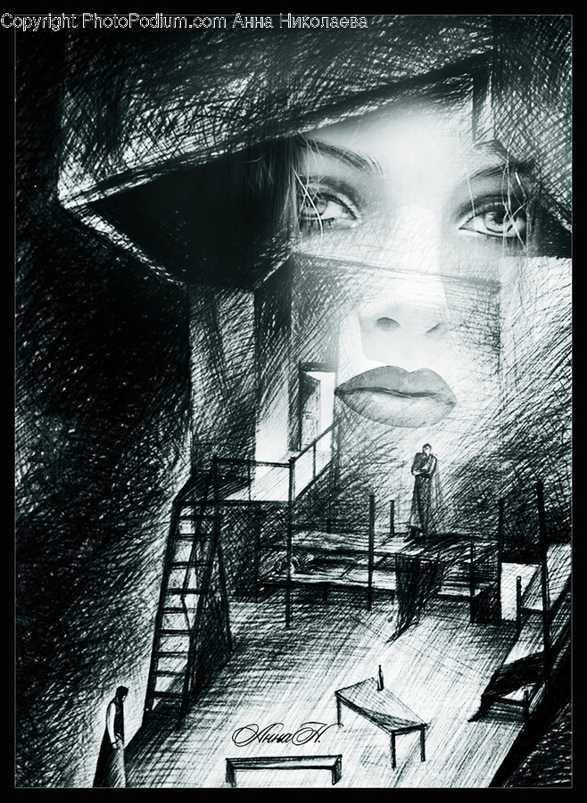 Person, Human, Drawing, Art, Sketch