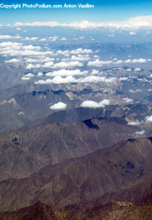 Aerial View, Arctic, Glacier, Ice, Mountain, Outdoors, Snow