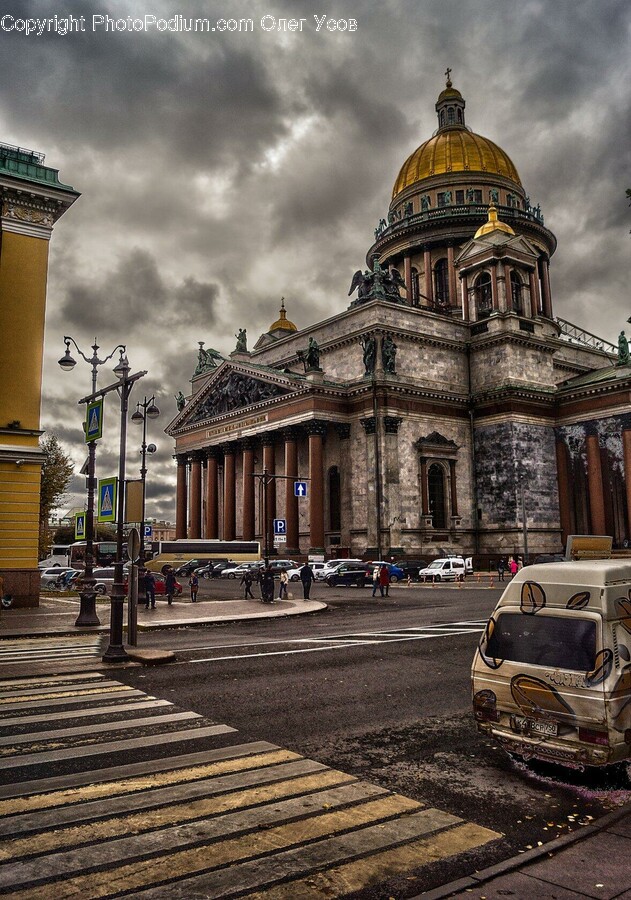 Road, Metropolis, Building, City, Urban