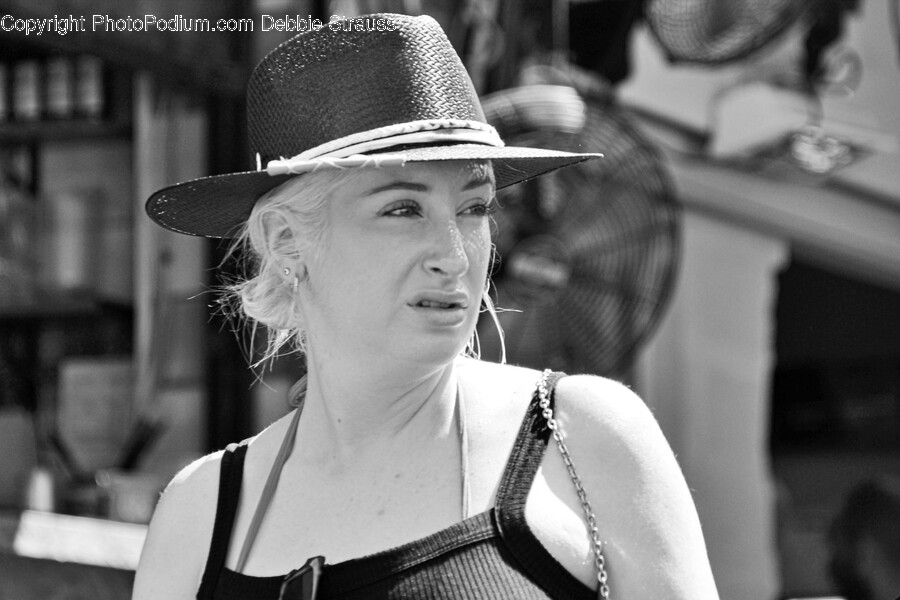 Clothing, Apparel, Hat, Person, Human