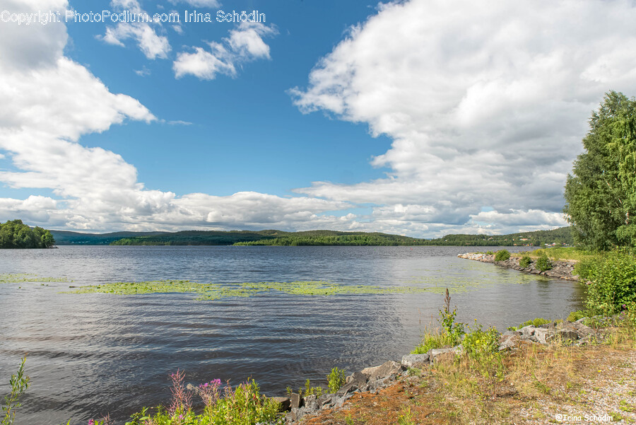 Nature, Water, Outdoors, Reservoir, Weather
