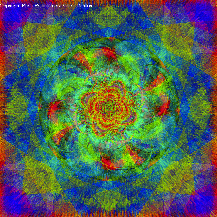 Painting, Art, Ornament, Pattern, Fractal