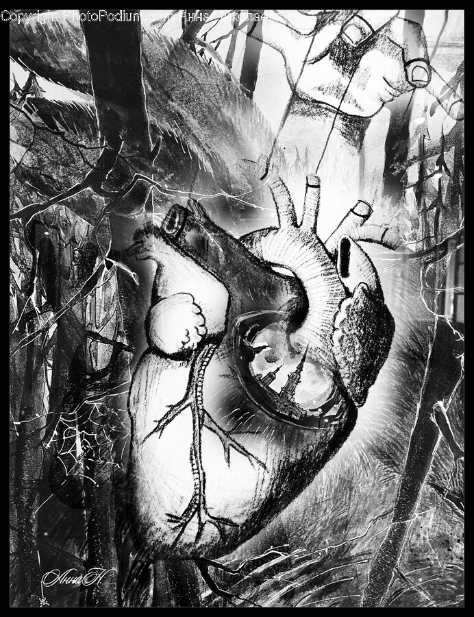 Comics, Book, Manga, Art, Painting