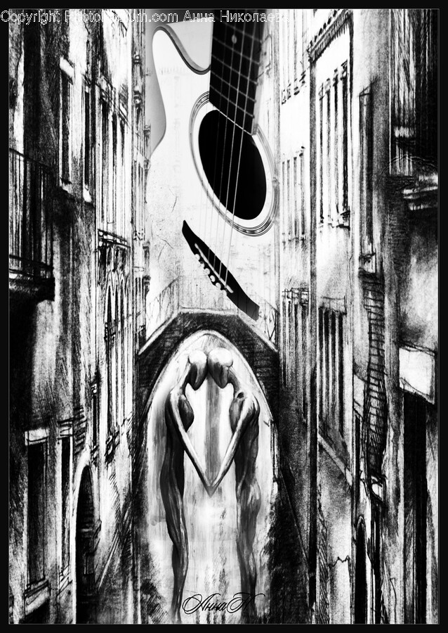 Building, Architecture, Art, Home Decor, Drawing