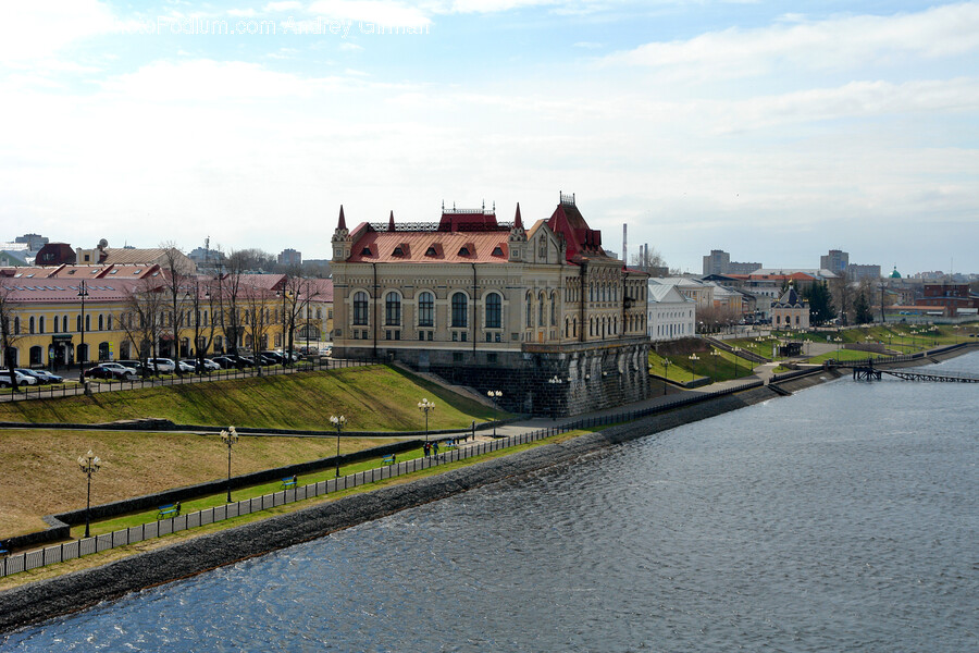 Water, Outdoors, Canal, Castle, Architecture