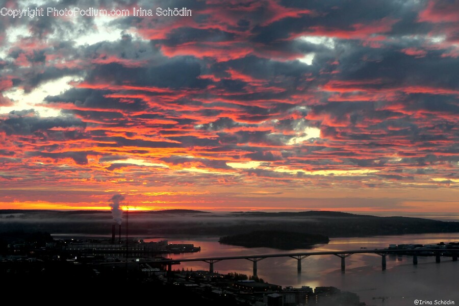 Nature, Outdoors, Sky, Sunset, Red Sky