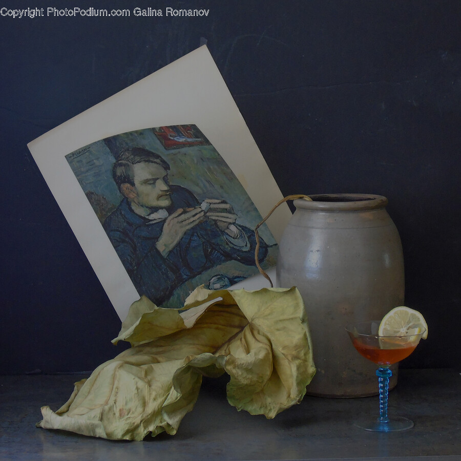 Painting, Art, Person, Human, Jar