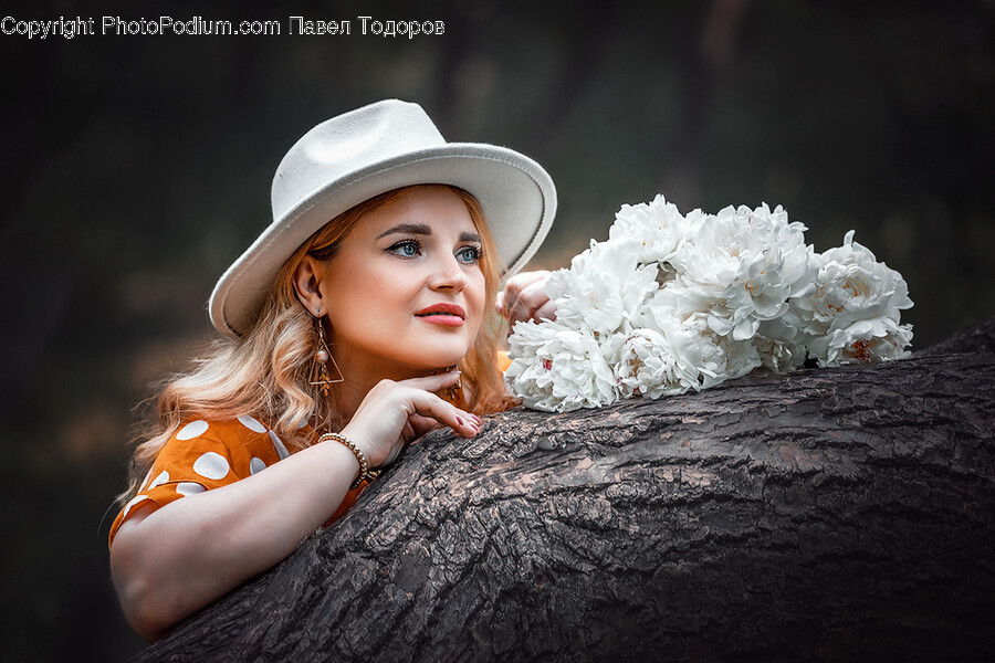 Clothing, Apparel, Hat, Sun Hat, Person