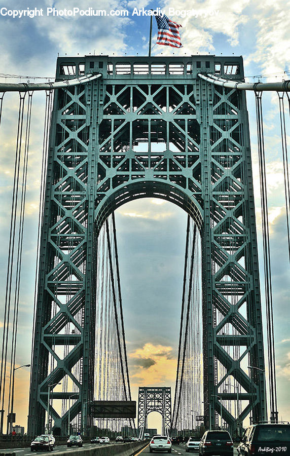 Bridge, Building, Office Building, Architecture, City, Downtown, High Rise