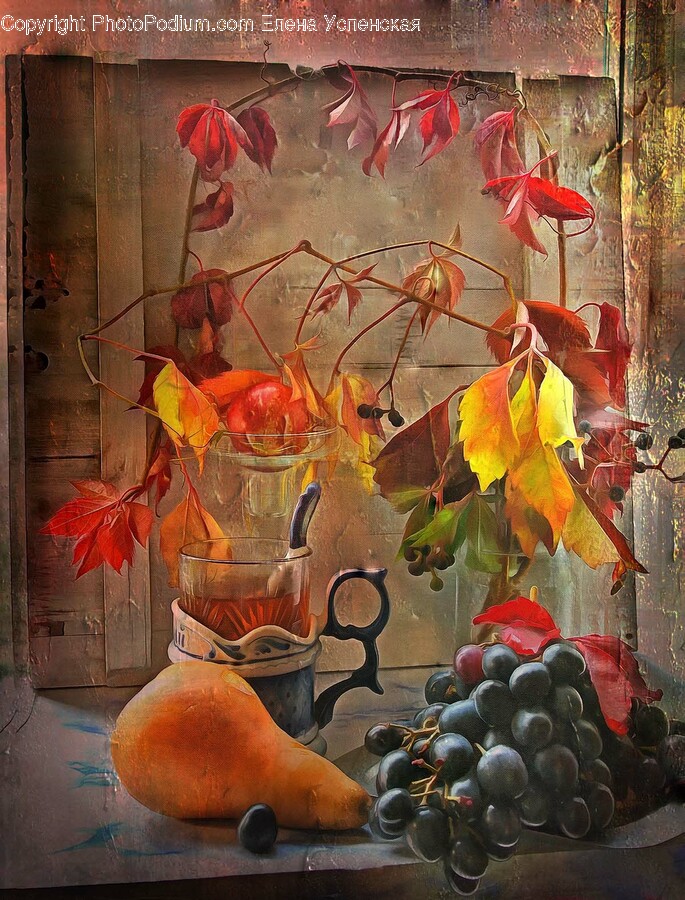 Leaf, Plant, Painting, Art, Tree