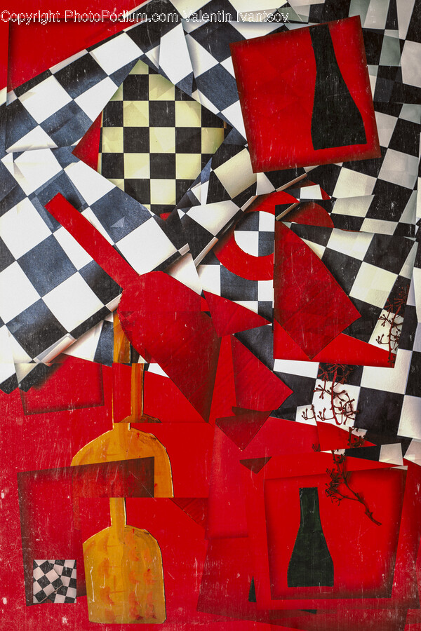 Modern Art, Art, Collage, Advertisement, Poster