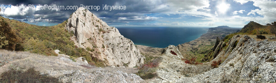 Nature, Outdoors, Cliff, Promontory, Mountain