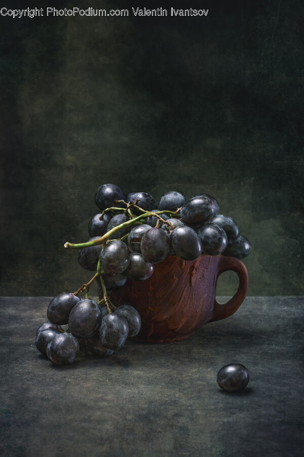 Plant, Grapes, Fruit, Food, Blueberry