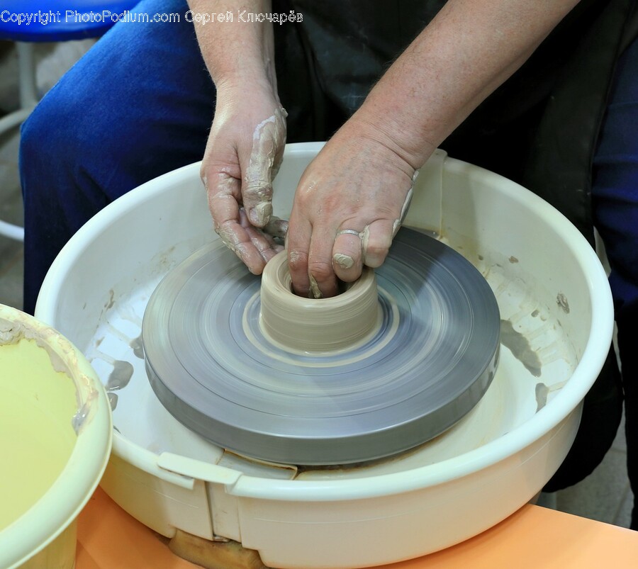 Bowl, Person, Human, Mixing Bowl, Tire