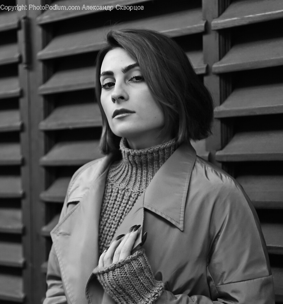 Clothing, Apparel, Person, Human, Overcoat