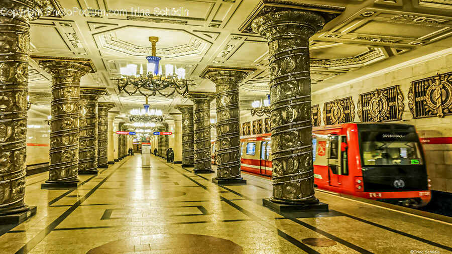 Train, Vehicle, Transportation, Terminal, Floor
