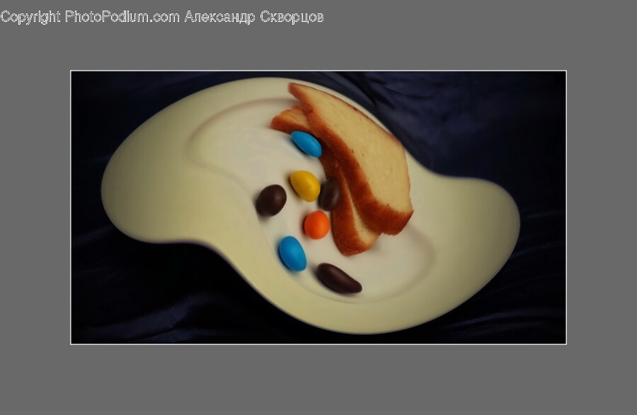 Food Presentation, Food, Sweets, Plate, Bread