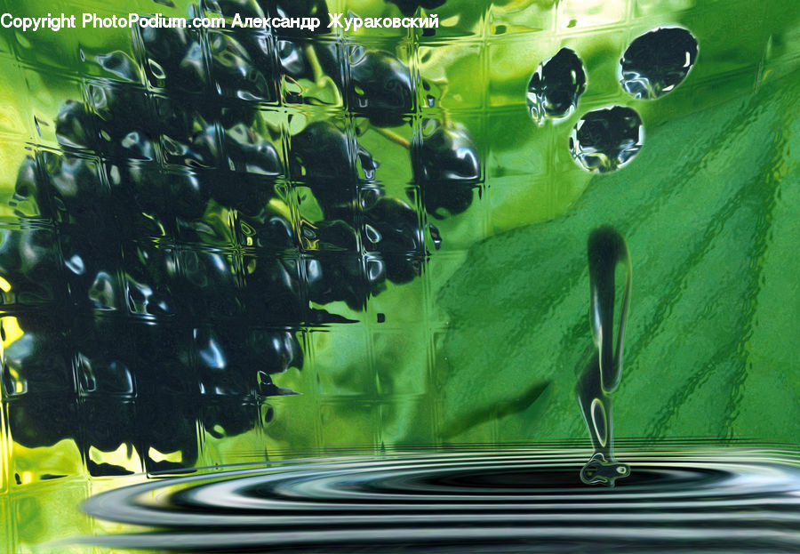 Plant, Vine, Water, Art, Modern Art, Graffiti, Mural