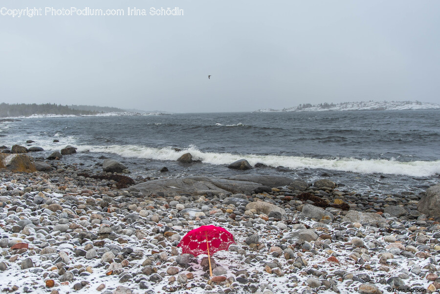 Pebble, Rubble, Sea, Outdoors, Water
