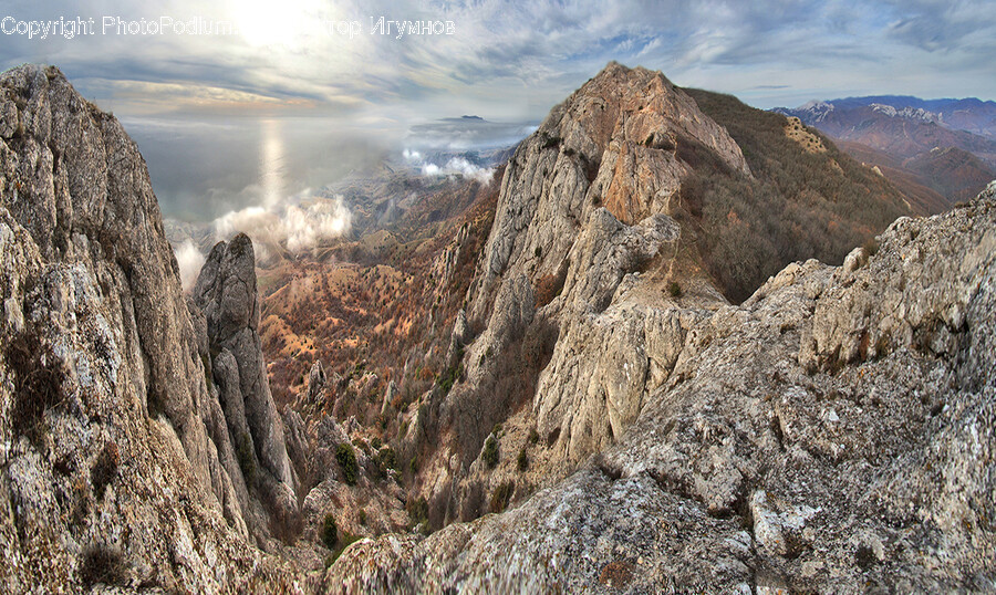 Peak, Nature, Outdoors, Mountain, Mountain Range