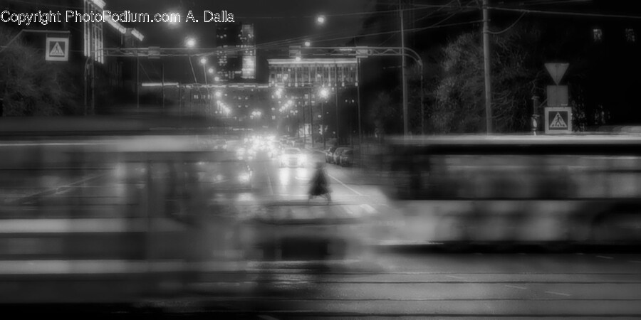 Lighting, Road, Tarmac, City, Water