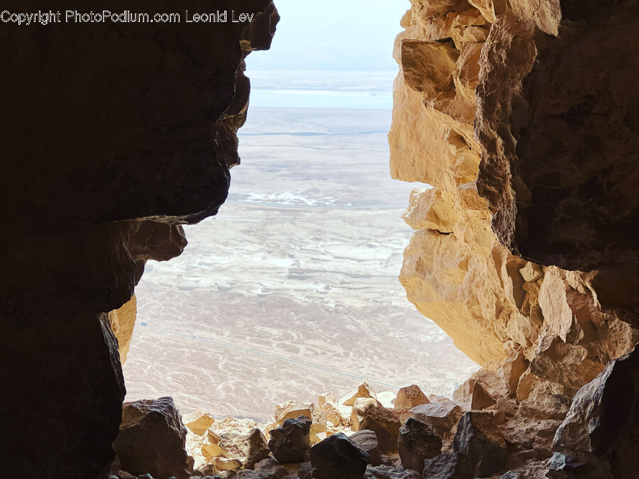 Cliff, Nature, Outdoors, Cave, Sea