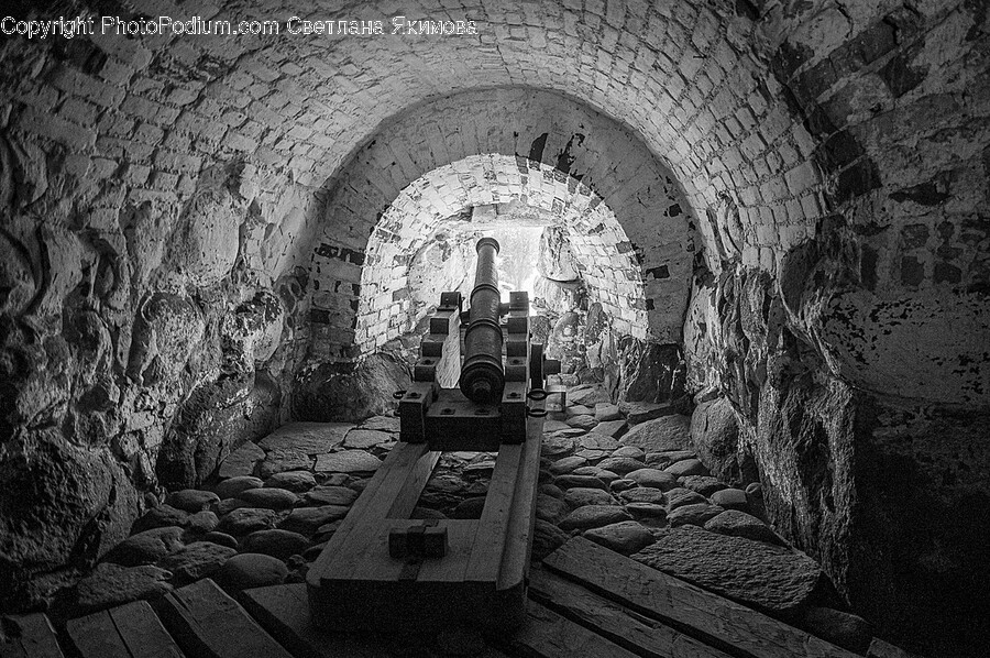 Crypt, Building, Architecture, Arch, Dungeon