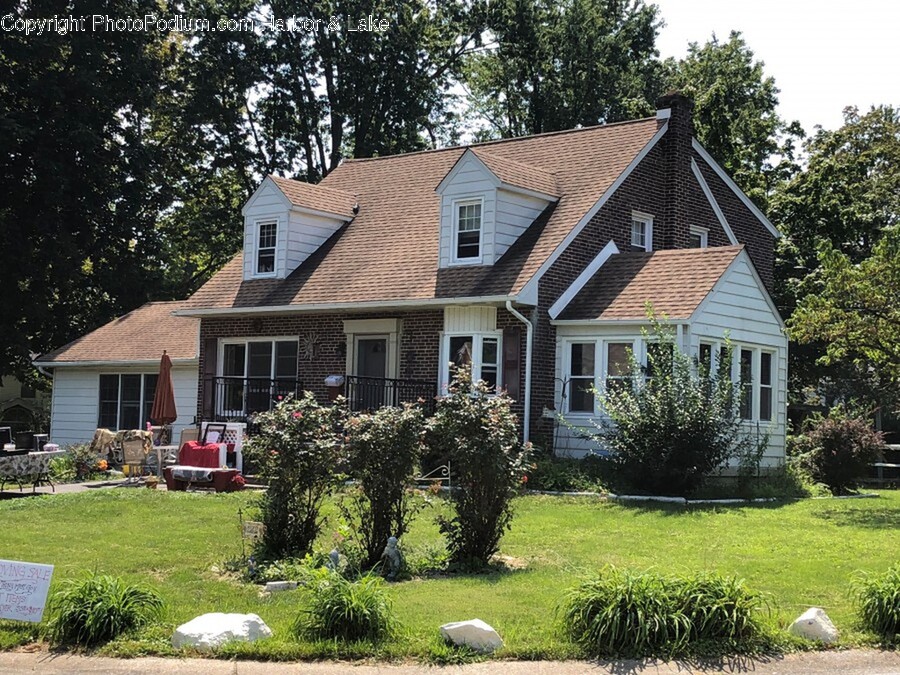 Grass, Plant, Suburb, Housing, Building