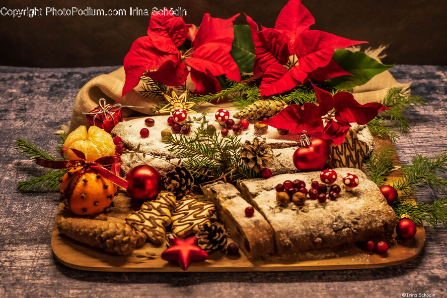 Food Presentation, Food, Flower, Plant, Birthday Cake