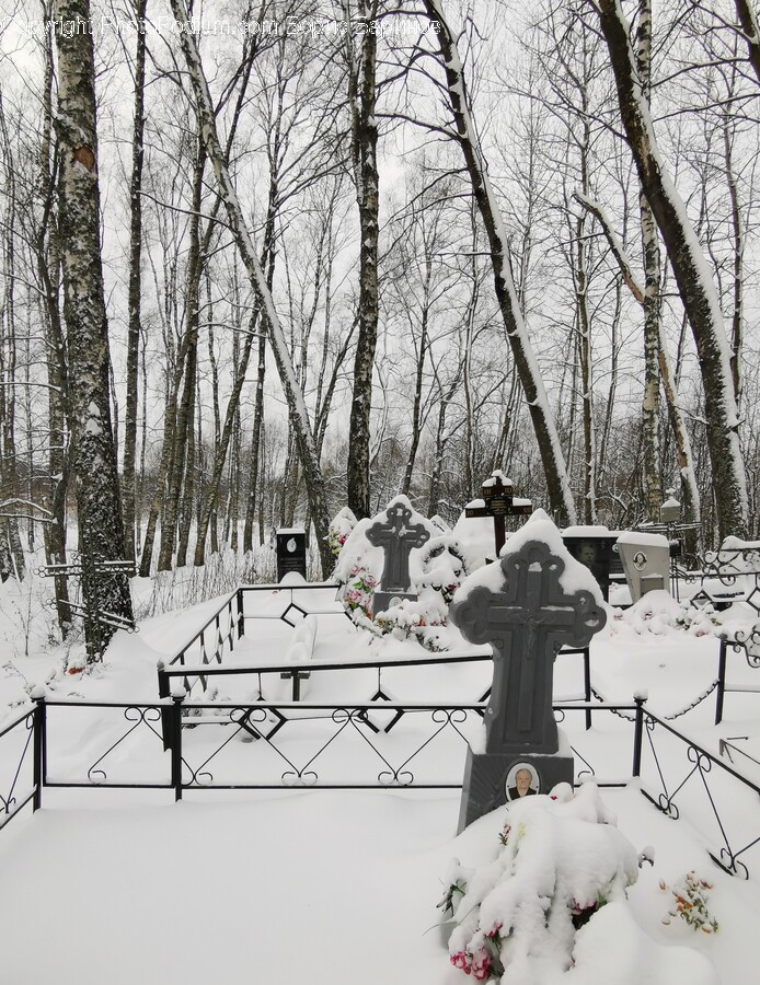 Cross, Symbol, Outdoors, Person, Graveyard
