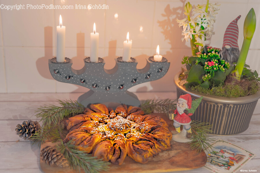 Flower Arrangement, Flower, Plant, Flower Bouquet, Hanukkah Menorah