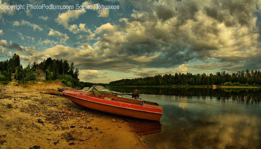 Watercraft, Vehicle, Transportation, Boat, Sky