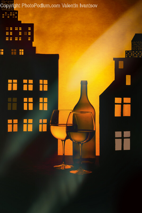 Glass, Liquor, Alcohol, Beverage, Wine Bottle