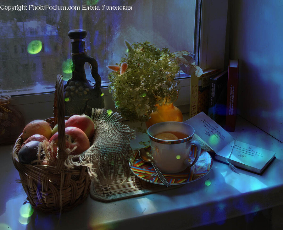 Table, Furniture, Cup, Saucer, Dining Table