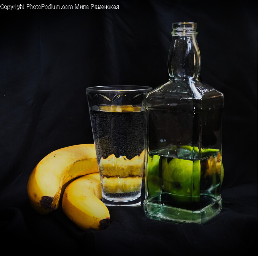 Cup, Banana, Fruit, Produce, Food