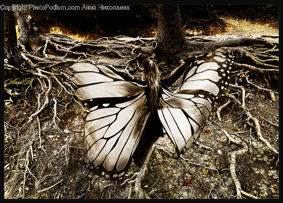 Person, Butterfly, Animal, Invertebrate, Insect