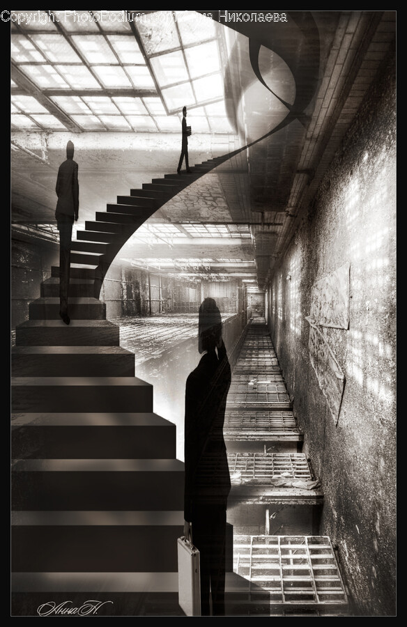 Architecture, Building, House, Housing, Staircase