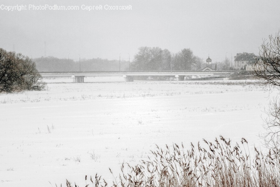 Nature, Outdoors, Winter, Blizzard, Snow