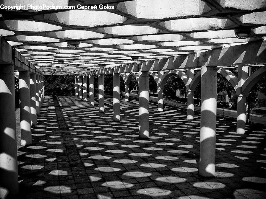 Patio, Pergola, Porch, Subway, Train, Train Station, Vehicle