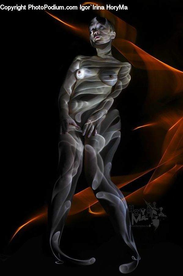 Smoke, Dance, Dance Pose, Light, Art, Sculpture, Statue