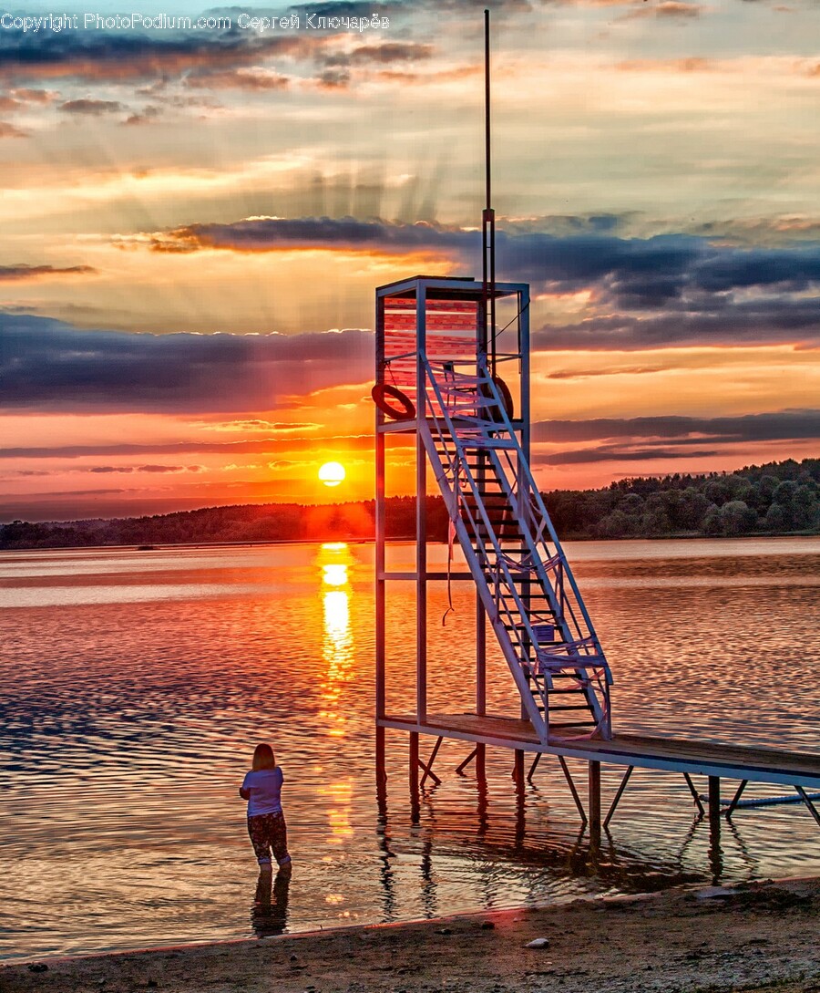 Water, Waterfront, Nature, Outdoors, Sky