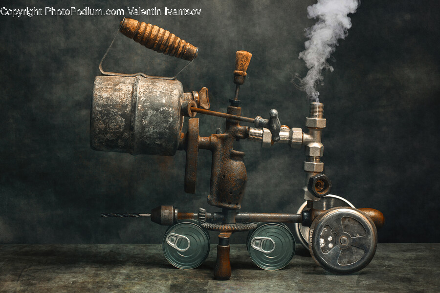 Machine, Wheel, Engine, Motor, Ammunition
